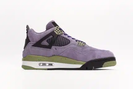Nike Air Jordan 4 Retro Canyon Purple Olive Black