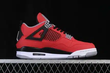 Nike Air Jordan 4 Retro Toro Bravo Red Black Grey